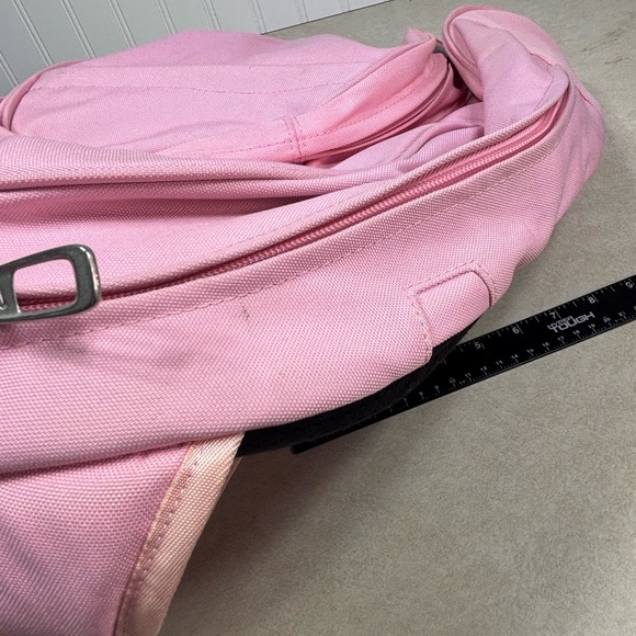 Rare Vintage Nike Swoosh Sling Bag Light Pink Backpack Y2K Travel School Sport main image 8